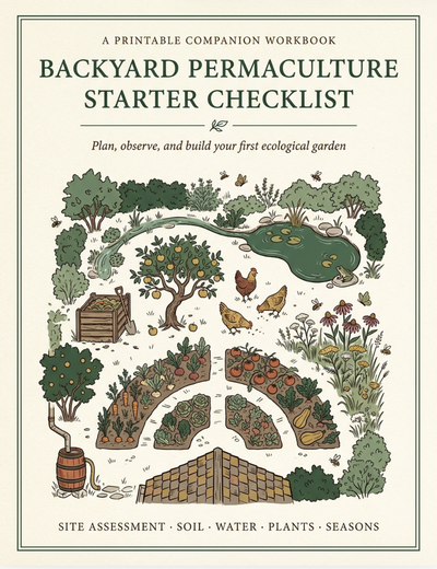 Backyard Permaculture Starter Checklist (Digital)